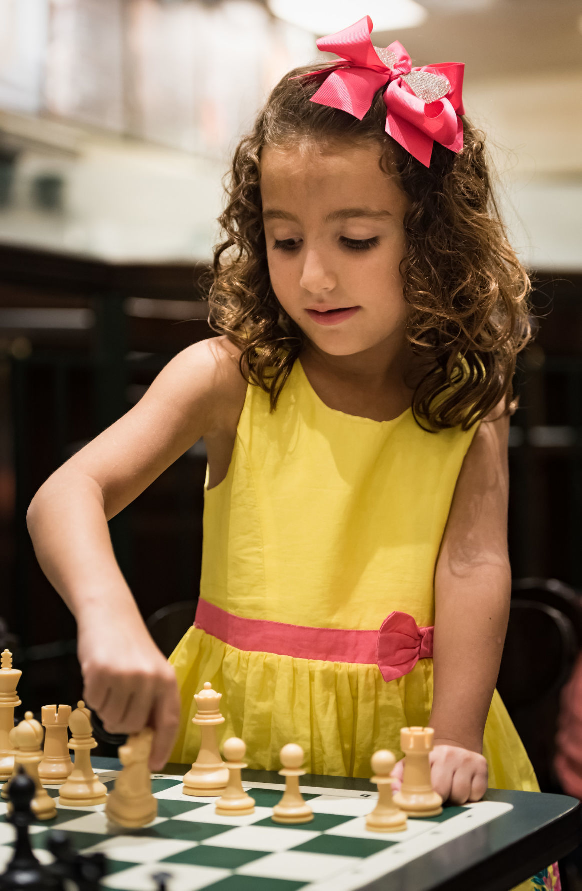 Celine Atassi 5 Year Old Chess Player